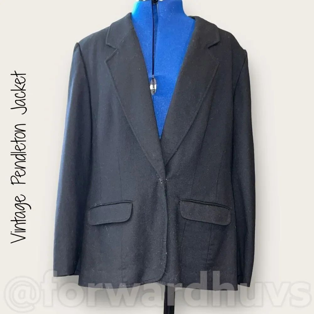 Vintage 100% Virgin Wool Pendleton Jacket Size 16